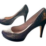 Vince Camuto Brown/Copper Snakeskin Heels w High Heel & Classic Pump Style Photo 0