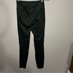 prAna  Dark Forest Green Moto Knit Leggings Photo 6