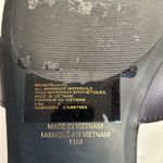 Nordstrom Rack RKCASTELLA PU Black Slide Sandals Size 11M Square Toe Flat Photo 2