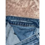 White House | Black Market WHBM Beaded Denim Slim Crop Pants Size 6 Photo 3