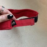 Adidas  red visor hat Photo 2