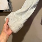 Sheri Bodell Vintage Light Blue Denim Corduroy Jacket with Fur Size L Photo 3