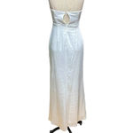 Lulus Eternal Infatuation White Satin Strapless Maxi Dress Size XS White Photo 8