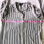 Anthropologie Sanctuary Striped Tomboy Button Down Shirt Medium Photo 3