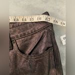 Old Navy NWT Size 12 Black Metallic Sparkle OG Loose High Rise Stretch Pants Photo 9