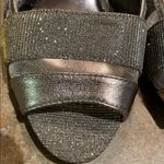 J. Renee Silver Metallic Dressy Peep Toe Heels Shoes Womens Size 8.5M Photo 3