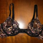 Victoria's Secret Victoria’s Secret Unlined Shimmer Embroidered Demi Bra 34B Photo 0