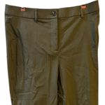 Rafaella  The Straight High Waist Olive Green Pants Trousers Stretch 14 NWT New Photo 7