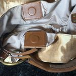 Country Western Rodeo Hobo Tie Dyed Leather Shoulder Bag Purse Brown Photo 13