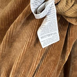 Madewell  Women's Brown Corduroy Swing Blouse Size Small Boxy Long Bell Sleeve Photo 7