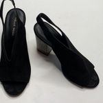 Pelle Moda Women's Black Madra Pump Slingback Heels Shoe S Photo 2