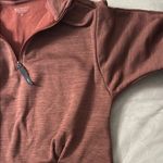 Athleta  Women's Rust Half-Zip Fleece sweatshirt . Photo 5