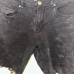 Bongo  Black/Gray-washed Distressed Denim Shorts super soft skinny size 11 Photo 8