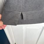 Juicy Couture Women's Sequin Heels Step Hem Grey Sweatshirt Sweater W1066 Sz M Photo 3