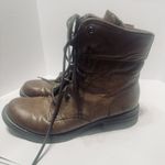 BOC Born Concept Boots Womens Saturn Plaid Combat Brown Lace Up Casual Sz 8.5 Photo 0