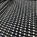 St. John  knit cardigan sweater navy and white Photo 2