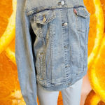 Levi Strauss & Co Denim Jacket Light Wash Trucker Style Size XL Blue Photo 0