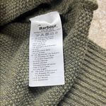 Barbour  Featherhall Knit Turtleneck sweater in military green
Size: 8 Photo 3