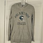 PINK - Victoria's Secret Victoria's Secret PINK NFL Philadelphia Eagles Womens Gray Logo Hoodie Large‎ Photo 0