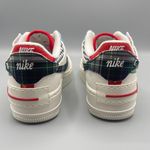 Nike Women's Shoes Rare Air Force 1 Shadow White Red blue Photo 7