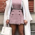 ZARA Pink Tweed Bloggers Favorite Chic Playsuit Romper Photo 3