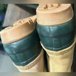 Lands' End  Women's Genuine Nubuck Leather & Rubber Duck Ankle Boots Shoes sz 7 Photo 9