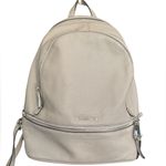 Michael Kors  Rhea Zip Leather LARGE Greige Backpack Photo 1