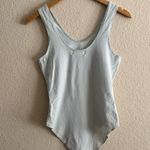 Tank Bodysuit with Butterfly Detail Size XS White Photo 1
