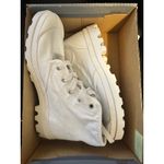 Palladium Pampa Boots Womens White Canvas High Top Lace Up Casual Shoes NIB 9 Photo 1