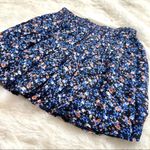 Forever 21 Blue Floral Flowy Skirt Photo 2