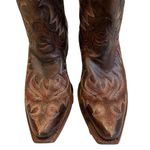 Stetson Embroidered Western Snip Toe All Leather Boots Photo 6