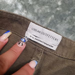 Urban Outfitters  Karter Spliced Green Skirt Photo 2