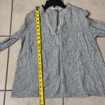 Old Navy Old‎ navy Women Striped tunic shirt blouse long sleeve size M Photo 5