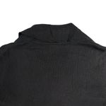 Ann Taylor  Black Shawl Collar Wrap Sweater Top Long Sleeve Cotton‎ Women’s Sz Sm Photo 5