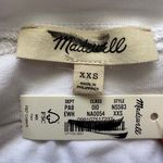 Madewell Top Short-Sleeve Mockneck Tee Cotton Blend Eyelet White XXS NWT New Photo 7