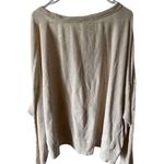 Aerie Women's Ivory Waffle Knit Long Sleeve T-Shirt XL Photo 1
