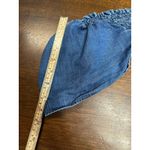 Gap Denim Smocked Dress Women Small Western Cowgirl Concert Festival Coquette Photo 5