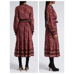 NEW SEA New York Giulia Print Long Sleeve Maxi Dress Size Medium Photo 2