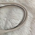 Kate Spade | Southport Avenue Lydia Pebble Leather Gray Taupe Off White Tassel Photo 8