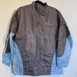Disney  Parks Jacket Womens XS/Small Blue Gray Windbreaker Packable Photo 0