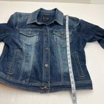 DKNY Jeans Blue Jean Denim Jacket Womens SZ Medium Button Western Outdoor Preppy Photo 7