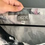 FABRIC? Niche Clothing Co. Women's 2XL Floral Batwing Sleeve‎ Blouse Multicolor Gray Size 2X Photo 3