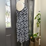 Xhilaration Xhiliration Y2K Black & Gray Geometric Halter Mesh Mini Dress | Size XL Photo 2