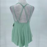 We The Free Free People  Ribbed Flowy Tank Top Mint Green XS Photo 5