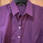 Eddie Bauer  Plum Wrinkle-Free‎ Stretch Long-Sleeve Button-Down Shirt Size Small Photo 1
