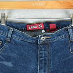 Zana Di  Jeans Womens 18 Bootcut High Rise Dark Wash Stretch Glitter Sparkle Y2K Photo 7