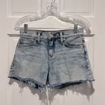 Hudson Jeans Hudson NWT Gracie Mid-Rise Cut Off Jean Short Size 25 Frayed Hem Light Wash Photo 1