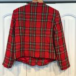 Charter Club Red Plaid Jacket Size 6 Photo 1