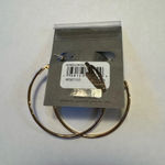 Nordstrom Rack  Womens Gold Tone Hoop Earrings Photo 2