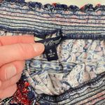 Lucky Brand  bandana off shoulder Dress small‎ patriotic boho bohemian Photo 7